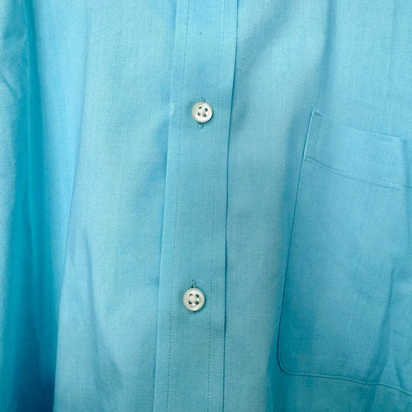 Nordstrom Men's Tech Smart Traditional Fit Dress Shirt - Size 18 - Picture 2 of 5